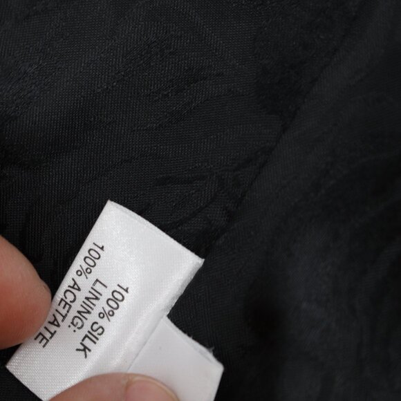 Favourbrook Sport coat Men's 46 Two Button Single Breasted Floral Silk striped - Picture 14 of 16